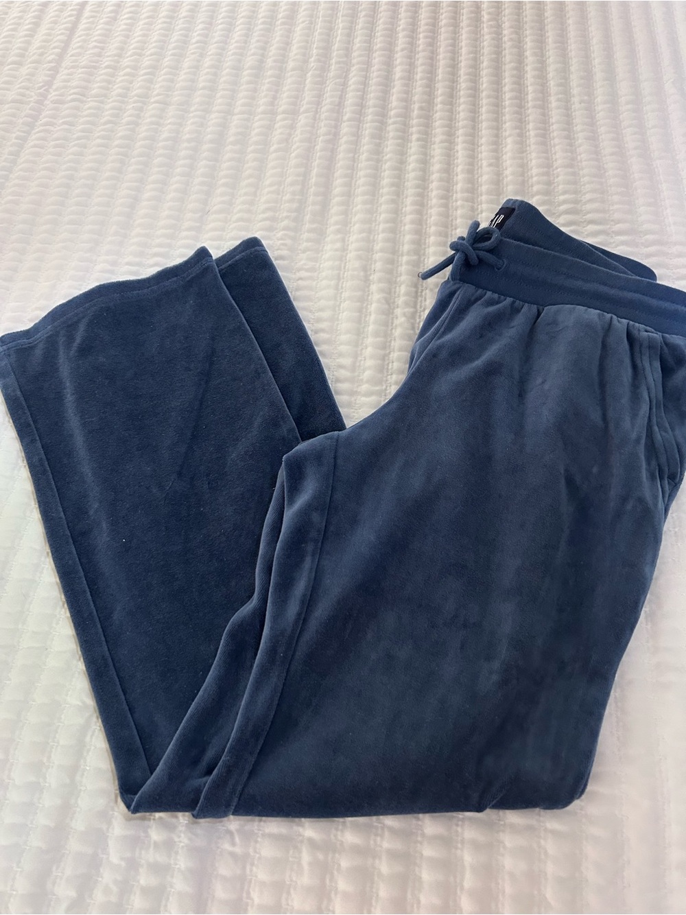 Gap Kids Plush Velour Jogger  - Deep Blueberry Comfort Loungewear - Picture 3 of 8